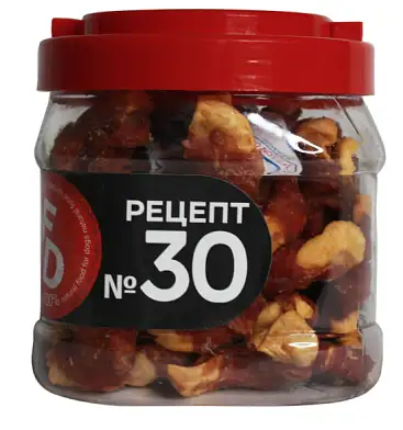 For Dogs лакомство для собак рецепт №30, Сушеное филе утки с кусочками яблок