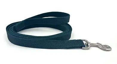 ZOOexpress Let`s Walk поводок капроновый с латексом для собак, темно-зеленый