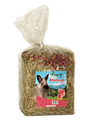 Fiory Alpiland Rose сено для грызунов Альпийское с розой